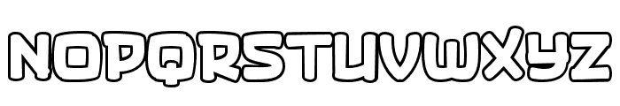 JagonkBrow-Outline Font UPPERCASE