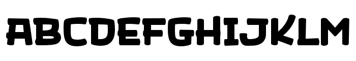 JagonkBrow-Regular Font UPPERCASE
