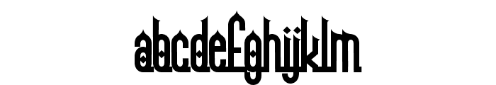Jahilliah Regular Font LOWERCASE