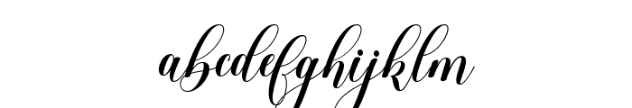 JaidenNophie Font LOWERCASE