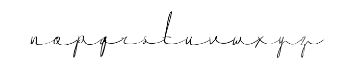 Jakarta Handwritten Font LOWERCASE