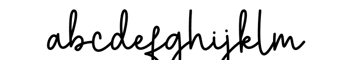 Jakarta Signature Font LOWERCASE