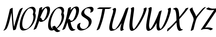 JakartaCulture-Italic Font UPPERCASE