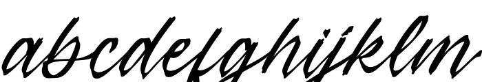 Jakemont Moodnice Italic Font LOWERCASE
