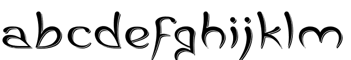 Jaleas shadow Font LOWERCASE