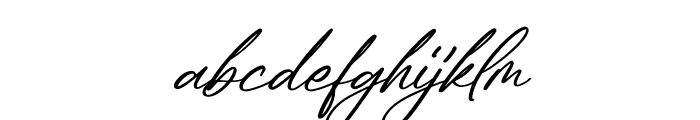 Jamella Italic Font LOWERCASE