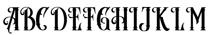 Jamesoon Regular Font UPPERCASE