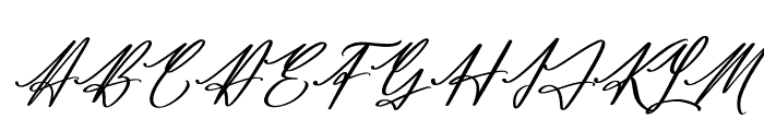 Jamesttedy Signature Italic Font UPPERCASE