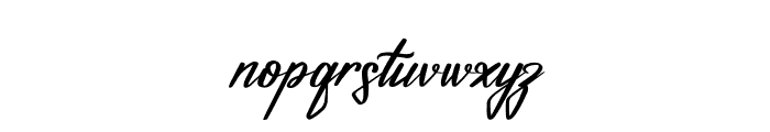 Jamesttedy Signature Italic Font LOWERCASE