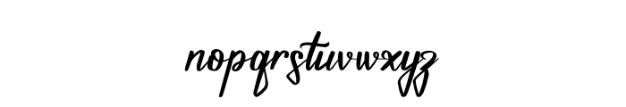 Jamesttedy Signature Font LOWERCASE