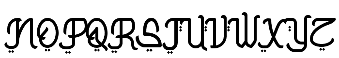 Jamillah-Regular Font UPPERCASE
