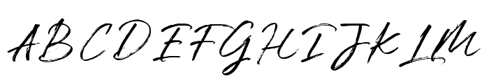 Jan Satipo Brush Regular Font UPPERCASE