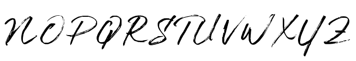 Jan Satipo Brush Regular Font UPPERCASE