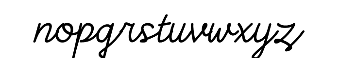 Janata Italic Font LOWERCASE