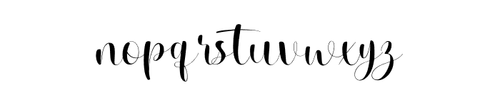 Janelitta Font LOWERCASE