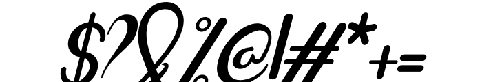 Janetha Hasley Italic Font OTHER CHARS