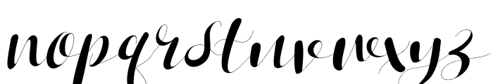Janetha Hasley Italic Font LOWERCASE
