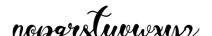 Janetha Spring Font LOWERCASE