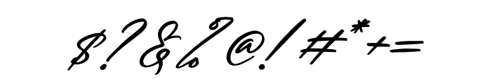 Janji Cinta Italic Font OTHER CHARS