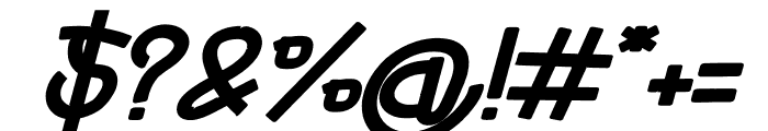 Jankenpo Bold Italic Font OTHER CHARS