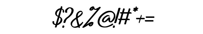 Januworry Italic Font OTHER CHARS