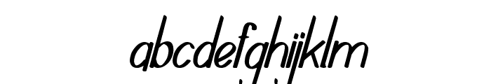 Januworry Italic Font LOWERCASE