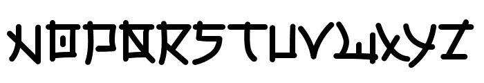Japan Kimono Font LOWERCASE