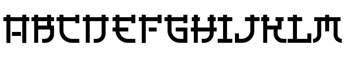 Japan Tokyo Font UPPERCASE
