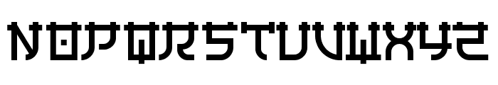 Japan Tokyo Font UPPERCASE