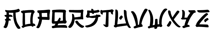 Japan Version Font UPPERCASE