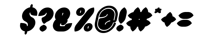 Japanese Javanese Bold Italic Font OTHER CHARS