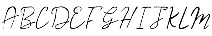 Jaraad Italic Font LOWERCASE