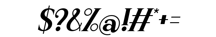 Jasmika Italic Font OTHER CHARS
