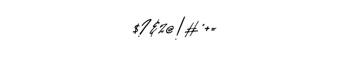 Jasmine Italic Font OTHER CHARS