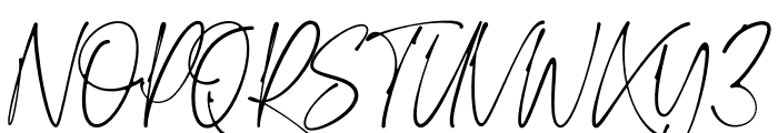 Jason Signature Font UPPERCASE