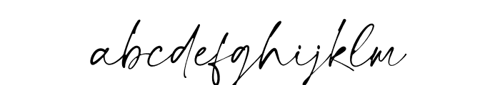 Jason Signature Font LOWERCASE