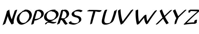 Jatmika Bold Italic Font UPPERCASE