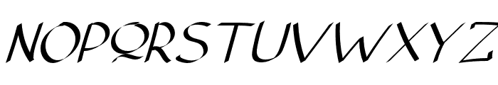 Jatmika-Italic Font UPPERCASE