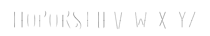 Java Heritages Inline Font UPPERCASE