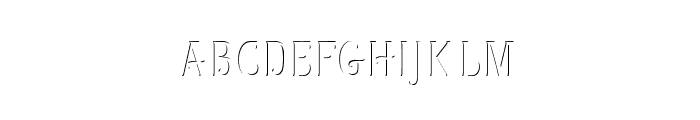 Java Heritages Inner Shadow Font LOWERCASE
