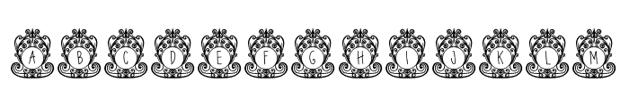Java Ornament Monogram Font LOWERCASE