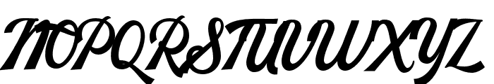 Jazzbury-Regular Font UPPERCASE
