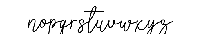 Jeamie Rich Font LOWERCASE