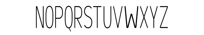 Jejushi Rounded Thin Font LOWERCASE