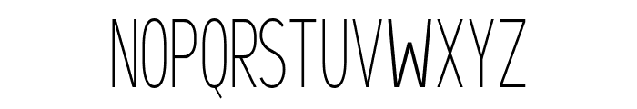 Jejushi Thin Font LOWERCASE