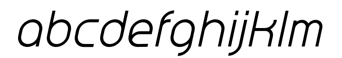 Jekulo Italic Font LOWERCASE