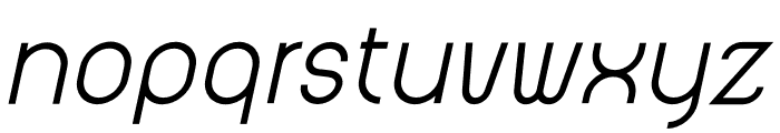 Jekulo Italic Font LOWERCASE