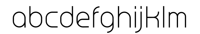 Jekulo Light Font LOWERCASE