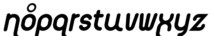 Jekulo Special Italic Font LOWERCASE