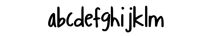 Jeky Marker Regular Font LOWERCASE